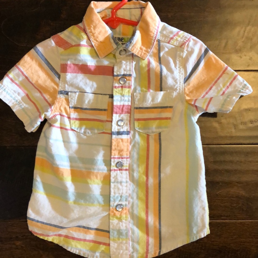 Toddler Snap Button Down Shirt